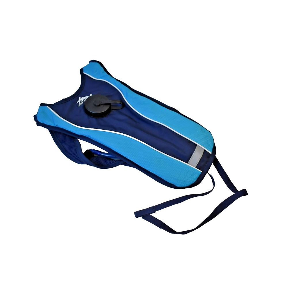 High Sierra Light Hiking Running Hydration Pack Blue/Gray w/ Bladder
